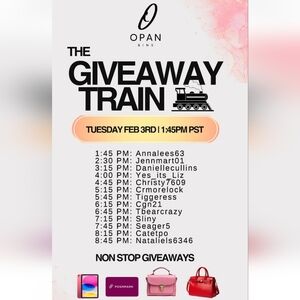 Unlisted Items - Opan Bins Giveaway Train🚂❤️ - 2/3/26